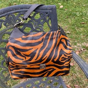 Dooney & Bourke Tiger Print Leather shoulder bag